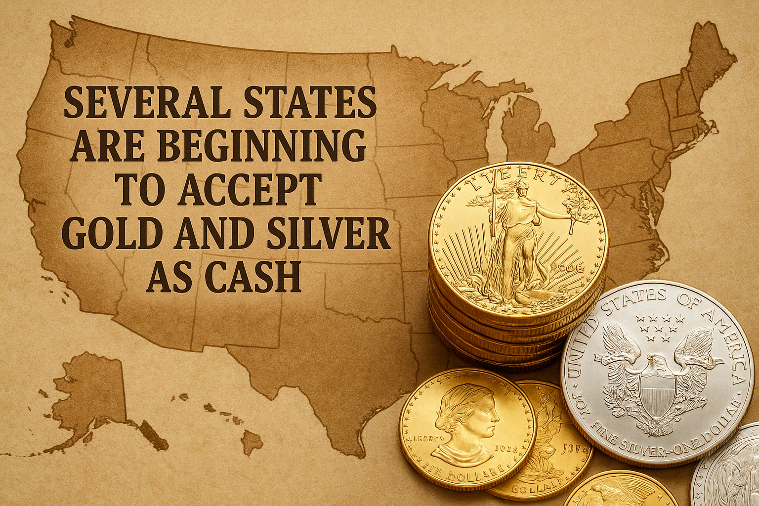 Several States Are Beginning to Accept Gold and Silver as Cash